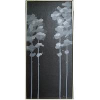 大树银花-黑白,世博参展原创抽象花卉油画,世博价16000