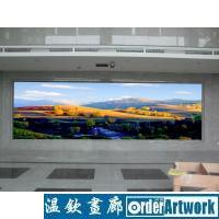 6米巨幅风景油画,国家政府机关油画装饰实例