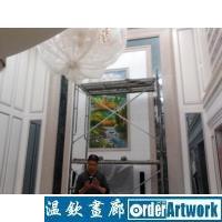 温州高档住宅复合式跃层公寓艺术品装饰