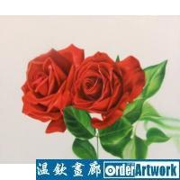 玫瑰花无框画系列1