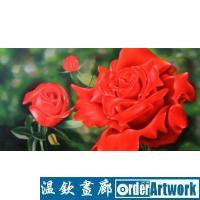 玫瑰花无框画系列3