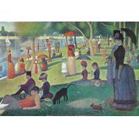 杰克岛(大碗岛)的星期天下午,后印象派点彩画代表杰作 A Sunday on La Grande Jatte