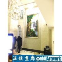 温州乐清香格里拉嘉园跃层复合式油画装饰实例