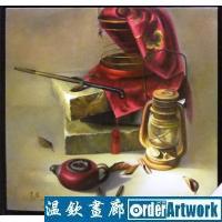 中式风格现代油画,红木家具配画系列2