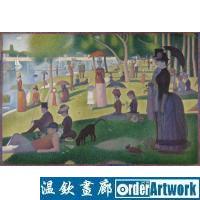 杰克岛(大碗岛)的星期天下午,后印象派点彩画代表杰作 A Sunday on La Grande Jatte