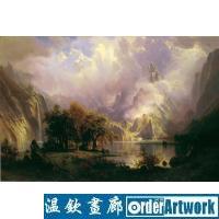 美国画家Albert Bierstadt-风景油画