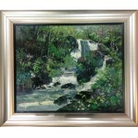 夏林瀑声,当代中国著名油画家王柏松