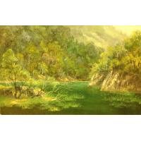 九寨沟,青年画家王晓东