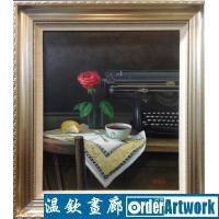 打字机和玫瑰,青年画家沈桂南