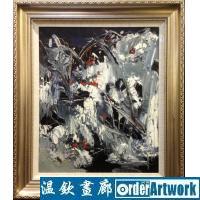 雪中红豆,当代著名油画家王柏松