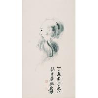 张大千人物画4