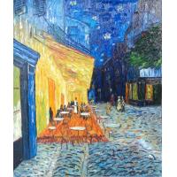 阿尔夜间的露天咖啡座,梵高被复制最多,印刷最多的油画