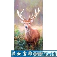 《鹿》，张运华超写实作品