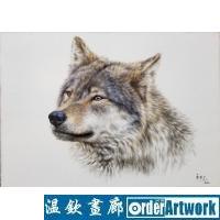 《狗》，张运华超写实作品