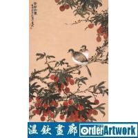 当代岭南画派著名画家岑今国画书画批发零售全部配有画家合影保真