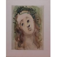 《宣告 The Annunciation》，超现实主义艺术家萨尔瓦多.达利 Salvador Dalí 亲签限量原创木刻版画