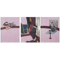 弗朗西斯·培根（Francis Bacon）《纪念乔治·戴尔》三联画 限量版画